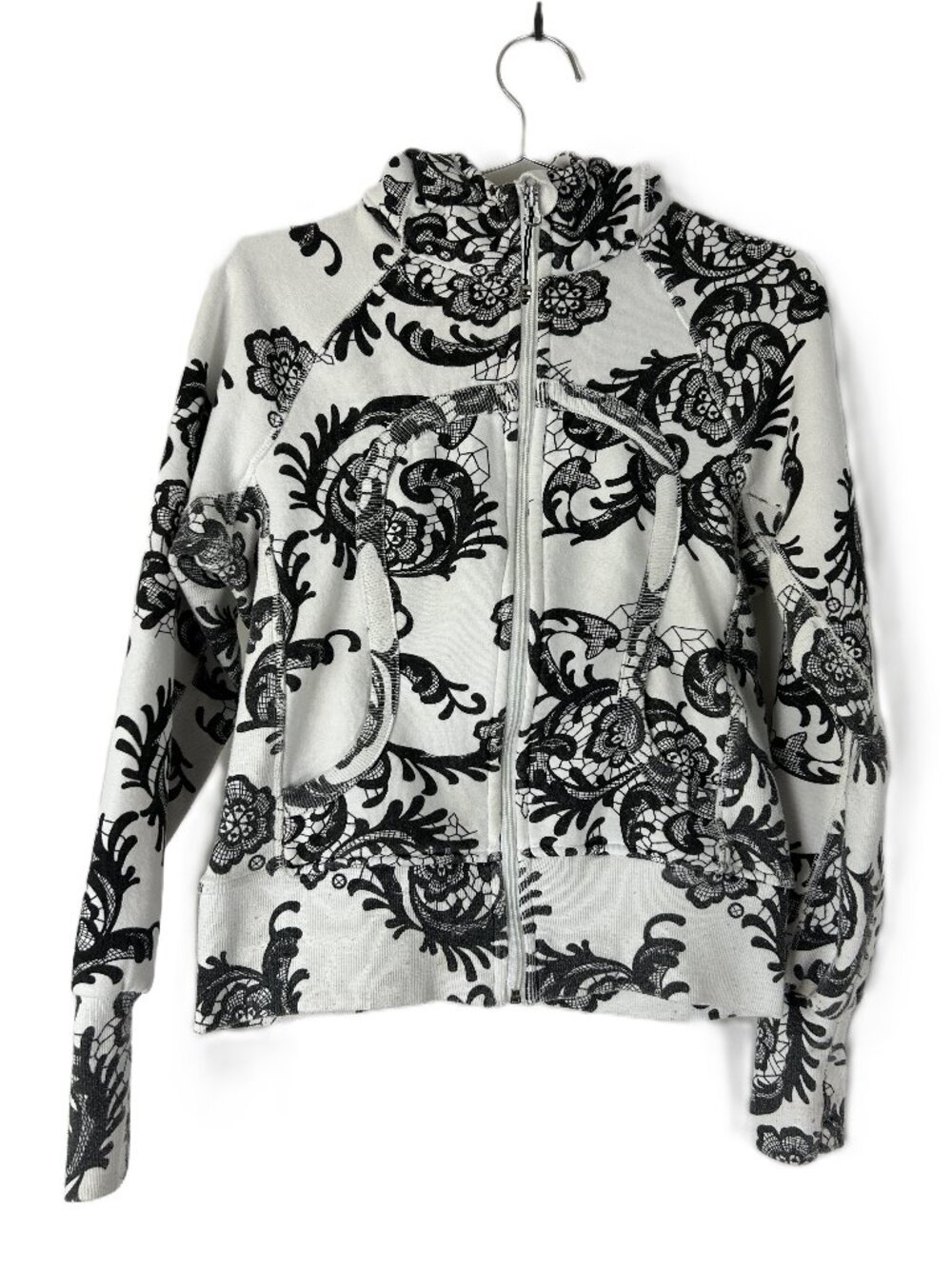 Lululemon Lace Print Scuba Hoodie 6 (pilling)